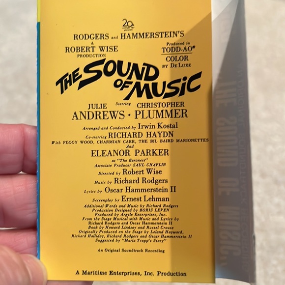 Original Soundtrack The Sound of Music Cassette Tape- opened, used - Picture 7 of 7